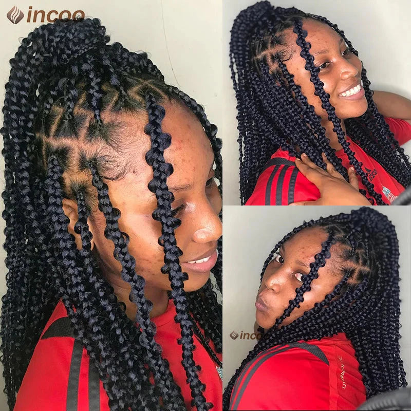 36" Butterfly Locs Crochet Wig | Full Lace Front | Knotless Braids | Baby Hair | Synthetic
