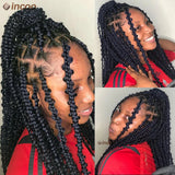 36" Butterfly Locs Crochet Wig | Full Lace Front | Knotless Braids | Baby Hair | Synthetic