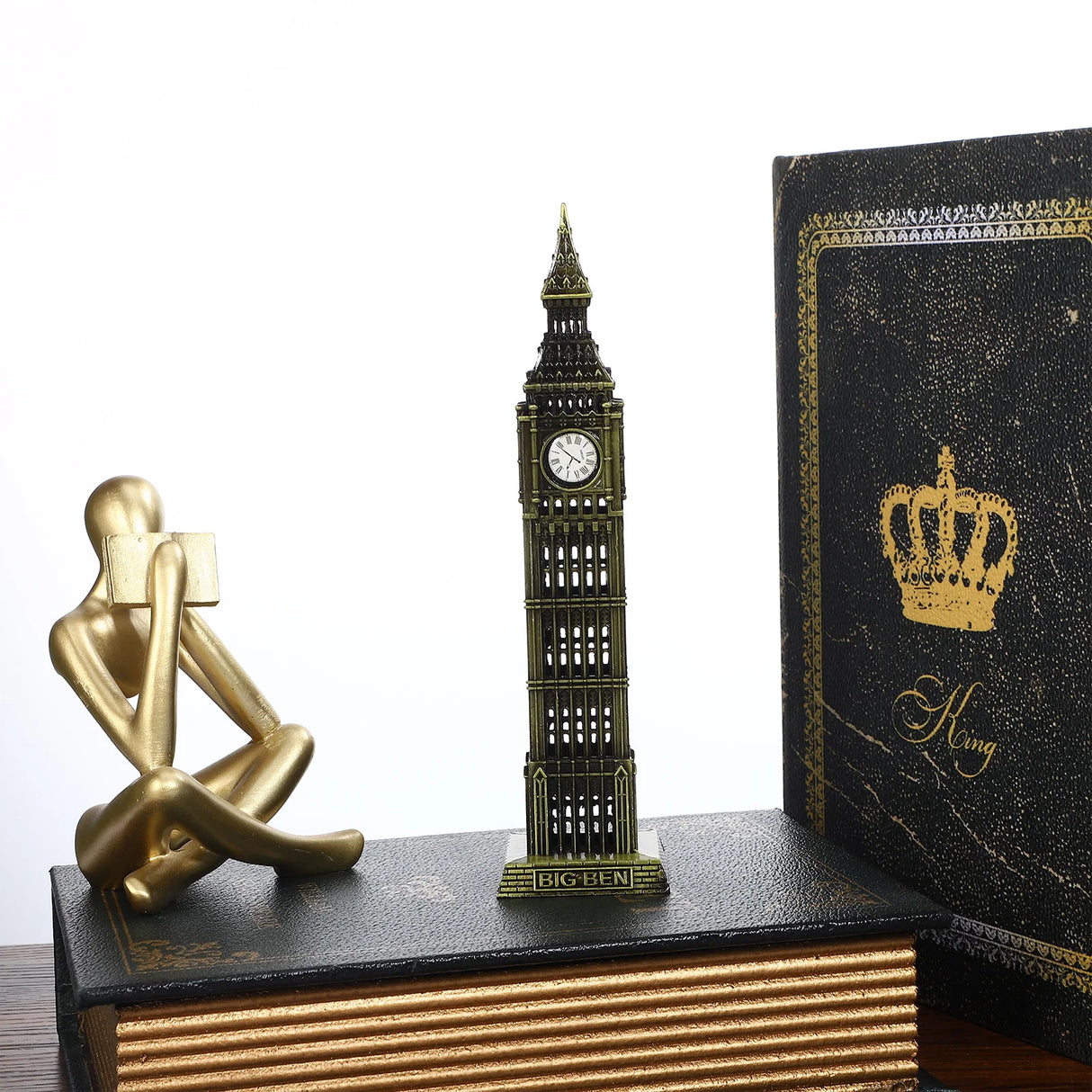 Estatua arquitectónica de gran tamaño, estatuas de metal de Londres, esculturas, esculturas de aleación, torres del reloj de bronce, monumentos