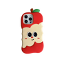 Funny 3D Cartoon Apple Designs Soft Silicone Phone Case