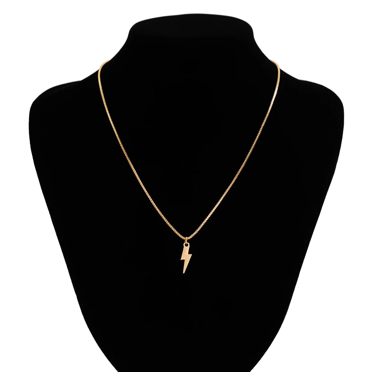 Lacteo Trendy Tiny Boxes Link Chain Necklace for Men Geometric Charm Choker Simple Neck Chain Collar Hip Hop Jewelry Party - Lootquake