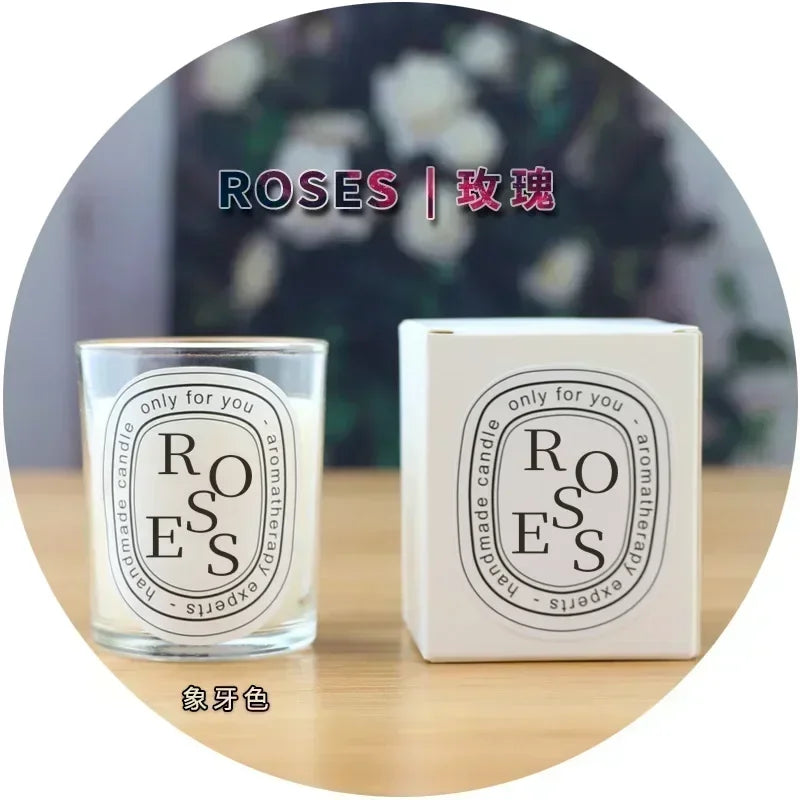 Romantic Fragrance Candles, Premium Fragrance, High Beauty, Transparent Micro Fire Candles Holiday Guests Gifts Scented Candles
