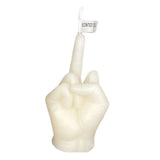 Vela perfumada con forma de dedo medio, divertida estatua de vela, decoración de escritorio, vela con gesto de la mano para el hogar y el dormitorio.