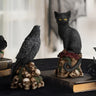 Squelettes mystérieux, personnages décoratifs, statues d'animaux, artisanat en résine