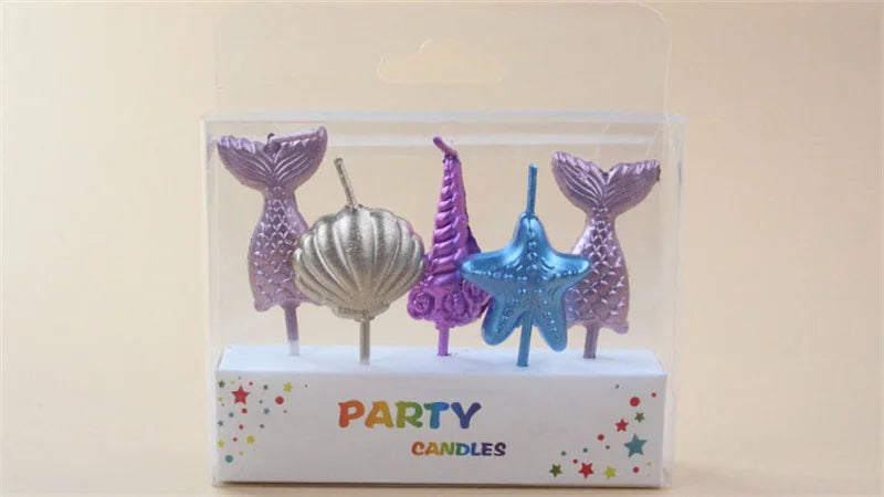 Birthday Cake Candles Children's Gift House Mini Candle Colored Beautiful Ritual Funny Girl Christening Gifts For Guests Candle