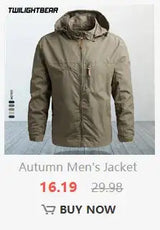High Quality Men's Casual Jacket 6XL Male Windbreaker Oversized Cotton Classic Jackets Men Clothing Trench Coat A4F5806 - Lootquake