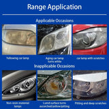 Headlight Restoration Polishing Headlamp Scratch Remover Repair Cleaning Paste Remove Oxidation Headlight Polish Liquid LHB-16 - Lootquake