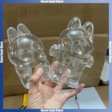 Housse de protection transparente Labubu pour jouets en peluche, sac de présentation pour poupées Labubu I II, mini boîte de rangement portable