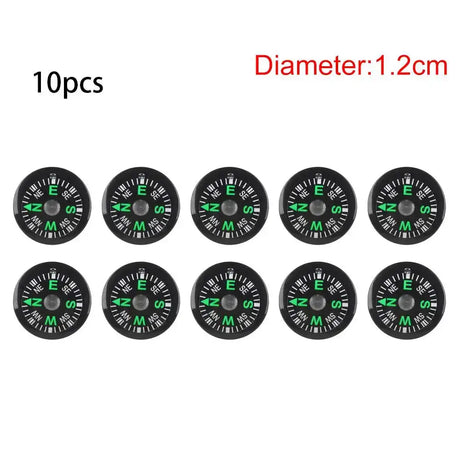 Mini Compass Thermometer Carabiner Compass Thermometer Carabiner 3 in 1 Outdoor Hiking Key Buckle Double Sided Metal Compasses - Lootquake