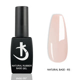 Milky White Rubber Base Gel Polish Nude Pink Base for Gel Varnish Semipermanent Natural Color Gellac Nails Art uv led Enamel Lak