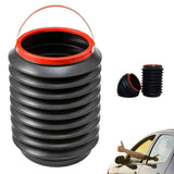 Portable Car Trash Can Storage Bin Garbage Can Telescopic Wet Umbrella Storage Bin for Umbrellas Snacks Garbage