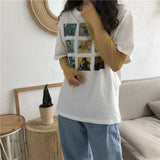 Neon Shirt for Women Long Sleeve Stand Collar Sheer Top Yellow Gold Mesh Blouse Sexy Party Club Streetwear Hip Hop Tee Tops - Lootquake