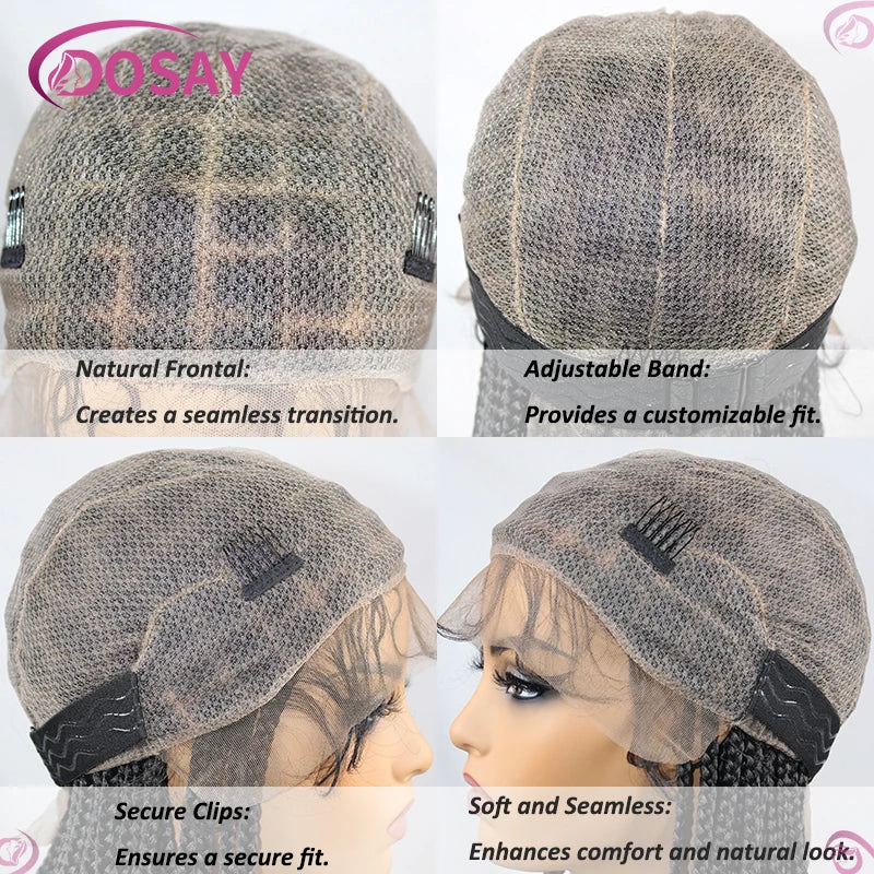 40" Butterfly Locs & Passion Twist Wig | 360 Full Lace | Box Braids | Baby Hair | Synthetic