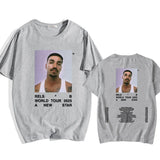 A New Star World Tour 2025 Rels B Tshirt Hip Hop Unisex Streetwear Short Sleeve Round Neck Mens Tee-shirt Print Clothing Casual - Lootquake