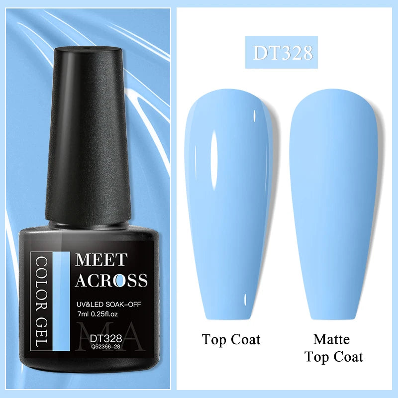 7ml Milky Jelly White Gel Nail Polish Natural Luster Long Lasting Nail Art All for Home DIY Manicure Soak Off UV LED Gel Vernis