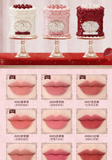 Crema labial Flower Knows Strawberry Cupid Cake, barra de labios hidratante mate, maquillaje de labios suave y sedoso, cosméticos profesionales.
