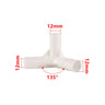 PVC Connector Inne Diameter 12mm Straight Elbow Tee 4-Way Joint 60/90/120/135 Degree Tee Garden Pipe Adapter DIY Tent Fittings - Lootquake