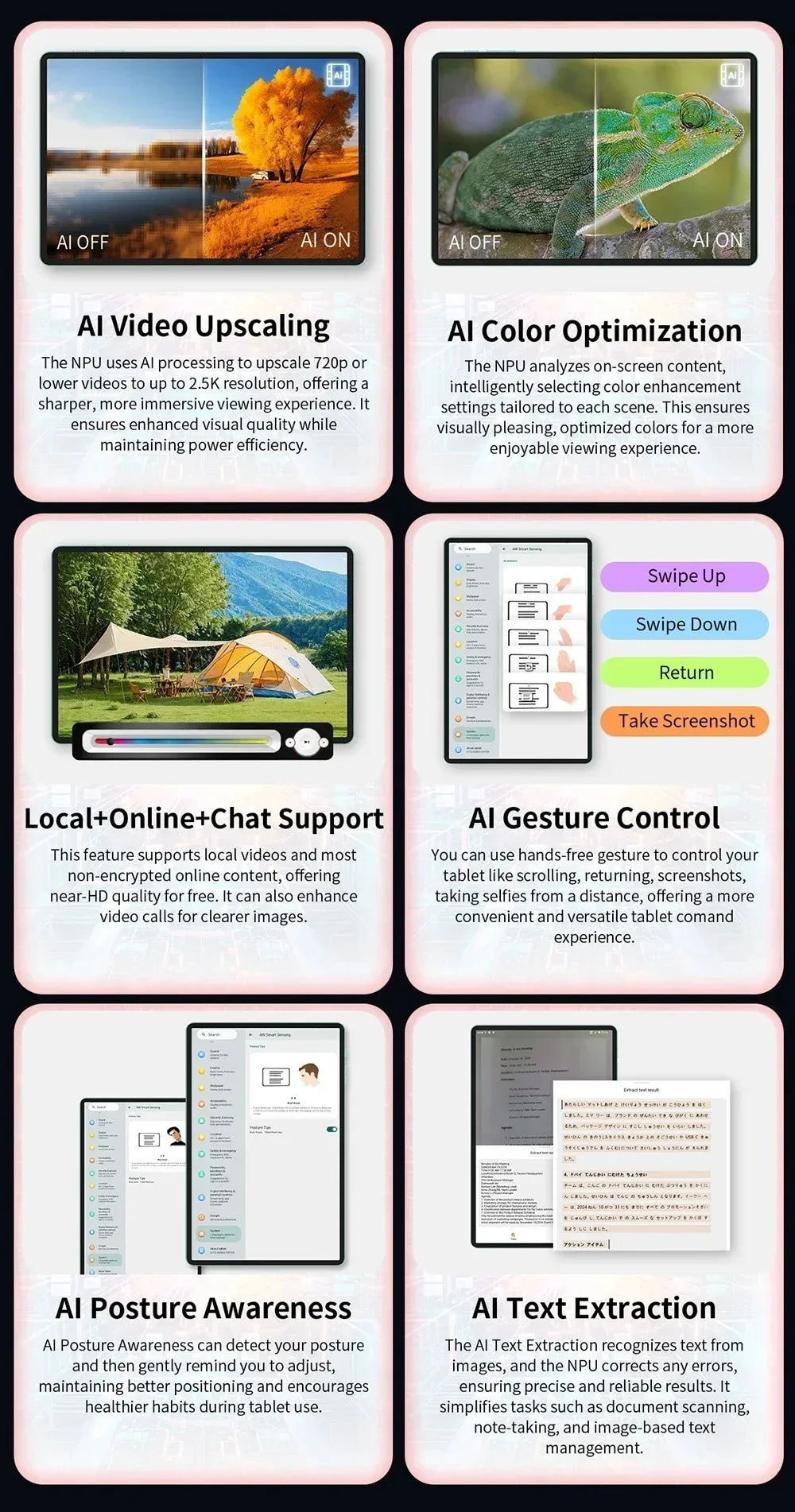 Nouvelle tablette Teclast T60 AI Allwinner A733 Octa-Core 12 pouces 2K HD TDDI écran 6 Go RAM 128 Go ROM Android 15 WiFi6 8000 mAh 13MP + 5MP