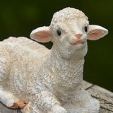Sheep Sculpture  Cute Micro Landscape Sheep Sculpture  Synthetic Resin Animal Figurine