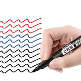 6PCs/Set Permanent Marker Pen Fine Point Waterproof Markers Thin Nib Crude Nib Black Blue Red Ink 1.5mm Fine Color Marker Pens