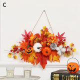 Decoración de Halloween, hoja de arce, calabaza, colgante decorativo, festival de la cosecha, accesorios para colgar en la pared, decoración de otoño