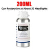 Car Headlight Lens Restoration Kit with EU/US Plug Headlamp Restore Polishing Cleaning Tools 100ml/200ml - Lootquake