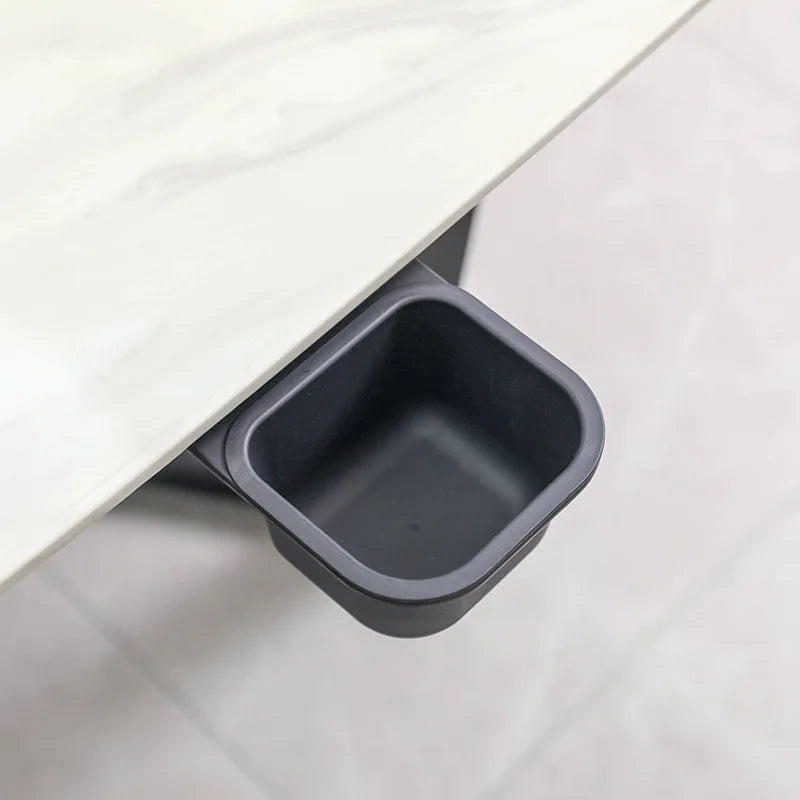 Trash Tray Rotation Desk Dustbin Small Size Widely Applied  Useful Plastic Under Table Trash Tray Desk Trash Can
