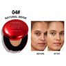 Base de maquillaje Red Shell Air Cushion, corrector de larga duración y antiadherente