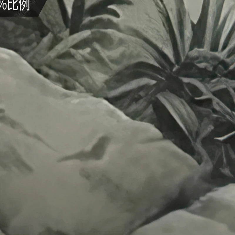 Tropical Green Plants Coconut Trees Distant Mountain Birds 3D Mural Wallpaper Restaurant Clubs KTV Bar Modern Personality Murals