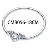 MINISO Charms de plata de ley 925 para pulseras originales de Harry Potter de 3 mm, colgantes para mujer, joyería DIY, regalos