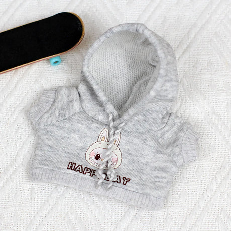 17cm Labubu Outfit Clothes Hoody Jeans Leisure Sports Set Kawaii Decor Ropa Labubu Accessories Doll Little Clothes DIY Kids Gift - Lootquake