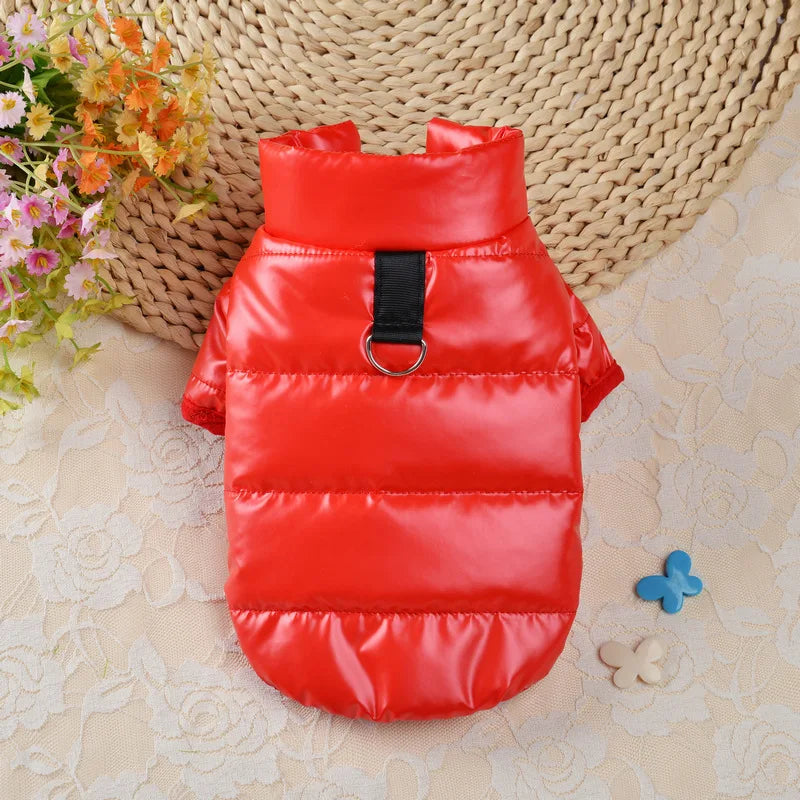 Veste imperméable pour petit chien, vêtements pour York, manteau pour petit chien, sweat à capuche pour chihuahua, produits pour animaux de compagnie, laisse pour chien, hiver