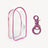Colorful Transparent Protector Case Organizer Box for 17cm Labubu Plush Dolls Outdoor Display Bag With Keychain Doll Accessories - Lootquake