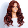 180% Density 1B/27 Ombre Highlight Body Wave Wig | 4x4 Transparent Lace Front Brazilian Human Hair (Pre-Plucked)