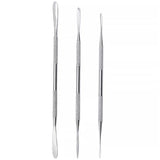 Clay Sculpture Double Head Eye Cutter/Handmade DIY Stone Sculpture Polymer Clay Spatula Carving Stainless Steel Tool Scraper