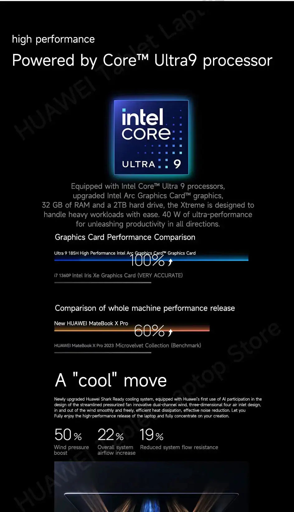 HUAWEI MateBook X Pro 2024  Laptop Inter Core Ultra9 185H/Ultra7 155H 32/16GB 2/1TB Netbook 14.2inch 3.1k Touchscreen 120Hz OLED - Lootquake