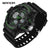 SANDA 3168 White Sport Watch  LED Digital 50M Waterproof Watch Men Multifunction Clock Relogio Masculino Men Military Watches - Lootquake