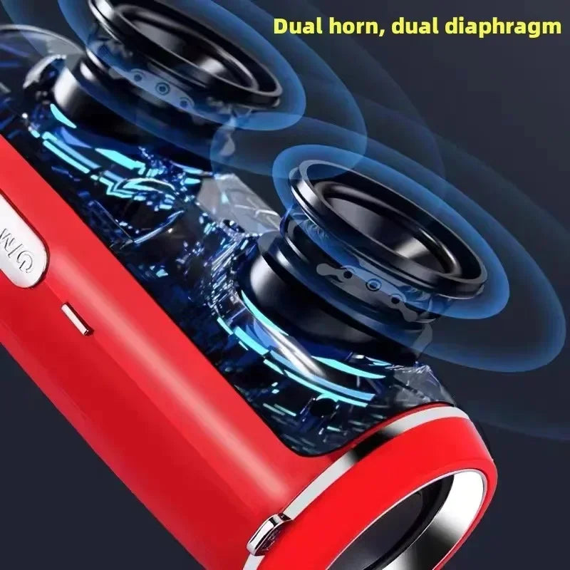 Altavoz Bluetooth Xiaomi de alta calidad, portátil, de alta potencia, con graves profundos, inalámbrico, para exteriores, sonido envolvente 3D, 200 W, TWS/FM