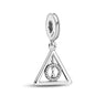MINISO Charms de plata de ley 925 para pulseras originales de Harry Potter de 3 mm, colgantes para mujer, joyería DIY, regalos