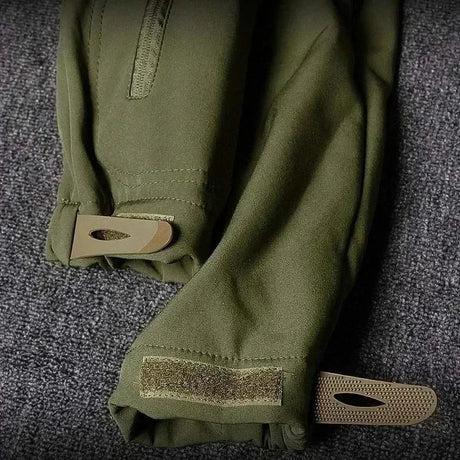 Camo Winter Tactical Sets Men Shark Skin Soft Shell Hooded Jacket+Multi-pocket Straight Cargo Pant 2Pcs Suits Waterproof Set - Lootquake