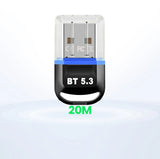 Adaptateur Bluetooth pour PC, clé USB Bluetooth 5.3, récepteur Bluetooth 5.0 pour haut-parleur, souris, clavier, musique, émetteur audio