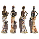 African Women Figurine, African Statues, Retro Sculptures, Collectible