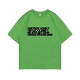 Rapper Destroy Lonely Alyx Print Tshirt Mens Oversized Cotton Short Sleeve Tees Men Hip Hop Rap Style T-shirt Man Street T Shirt - Lootquake