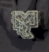 2024 3D Design Jewelry Copper 5A Zircon Bling Hip Hop Rapper Men Hip Hop Custom Letter Name Round Rectangle Pendant - Lootquake