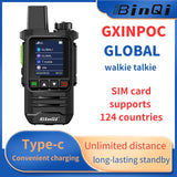 BINQI-K6 GXINPOC Platform Global -4G POC walkie talkie, 5000kilometers remote , global policecivilian fleet walkie talkie(free)