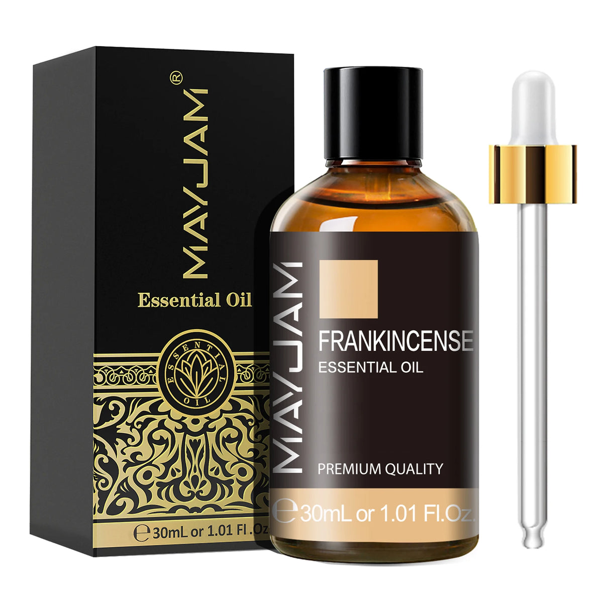 MAYJAM 1PCS 30ML Huile Essentielle d'Aromathérapie Lavande Vanille Jasmin Eucalyptus Menthe Poivrée Huile Aromatique pour Diffuseur Bougie Savon