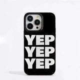 Luxury Personalized Art Black And White Letters Phone Case