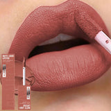 Rouge à lèvres liquide mat 6 couleurs, longue tenue, teinte antiadhésive, brillant à lèvres nude, waterproof, maquillage