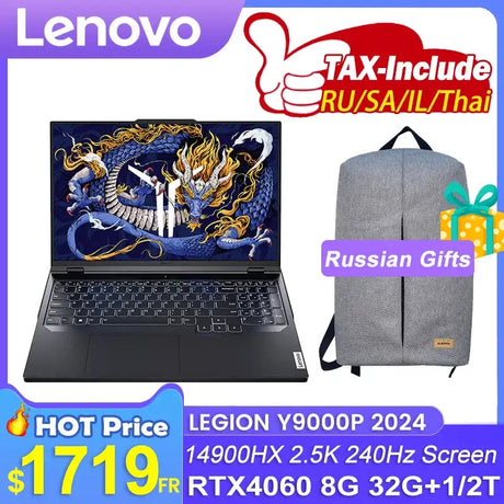 LEGION Y9000P 2024 i9 16/32/64G 1/4T 16" 2.5K 240Hz - Lootquake