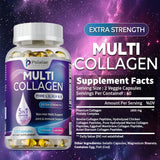Multiple Collagen - Supports Skin, Hair, Nails and Joints Health, Support Cell Health, Anti-aging, Antioxidant